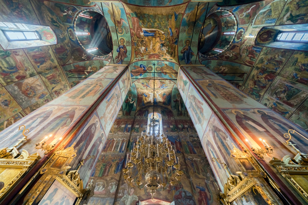 Interior of Trinity Lavra of St. Sergius monastery