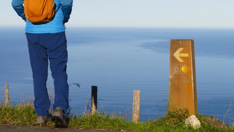 A pilgrim on the Camino