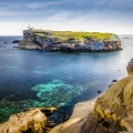 Saint Paul the green Maltese islet on the Maltese shore