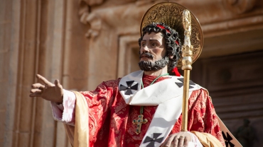 Statue of Saint Publius in Mdina, Malta