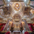 MDINA, MALTA - DEC 19, 2024: The Church of the Annunciation also known as The Carmelite Church is a Baroque church of the Priory of Our Lady of Mount Carmel. 19. December 2024