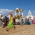 Romeria after visiting the Sanctuary goes to village