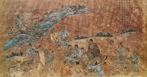 Confucius among his pupils