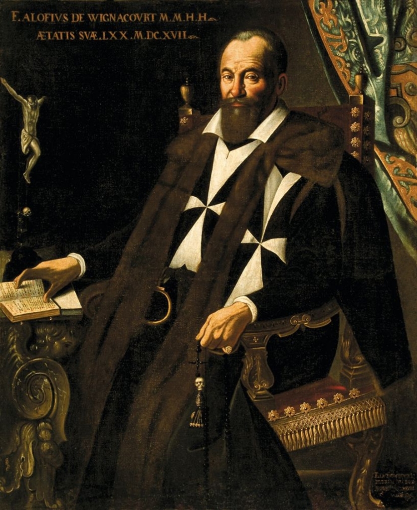 Alof De Wignacourt, oil painting by Giulio Cassarino, 1617