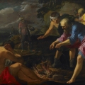 Acts 28:1-6 is illustrated showing Paul being perceived by the Malta inhabitants as a God
