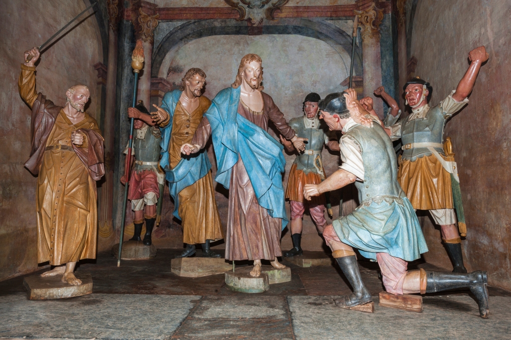 Santuario de Bom Jesus de Matosinhos, Chapel with the Taking of the Christ, Aleijandinho masterpiece in colonial Brazil,