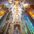 Interior sagrada familia