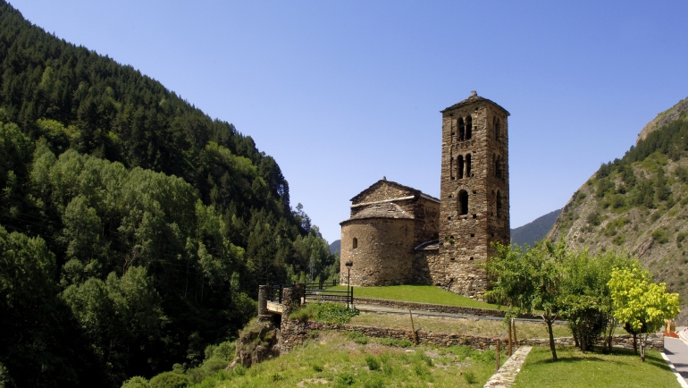 Romanesque church of Sant Joan de Caselles (12 century), Canillo, Andorra