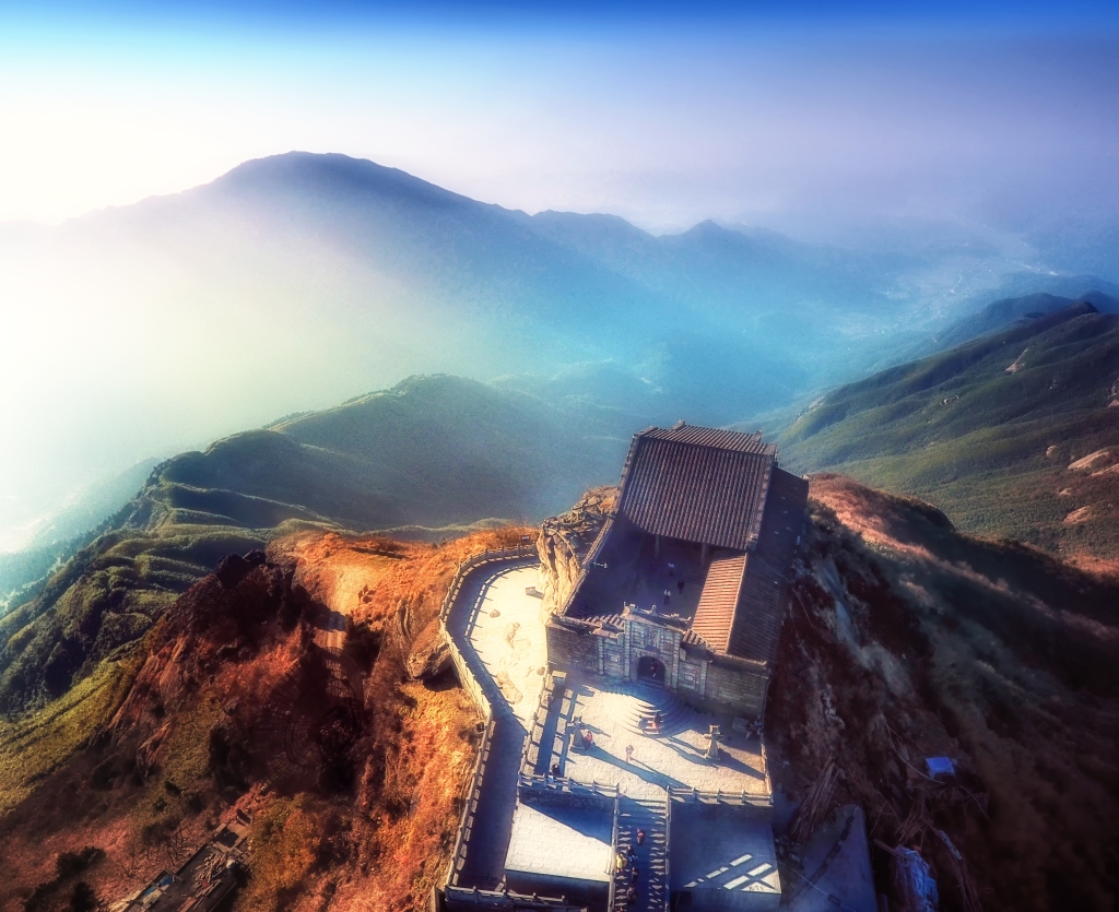 Zhurongfeng Scenic Spot in Hengshan, Hunan, China