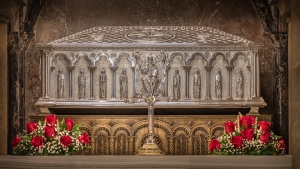 Tomb of the Apostle James the Great in the Cathedral of Santiago de Compostela, Spain