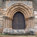 Puerta del perdón en iglesia santiago villafranca del Bierzo