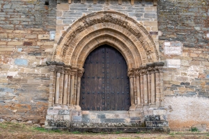 Puerta del perdón en iglesia santiago villafranca del Bierzo