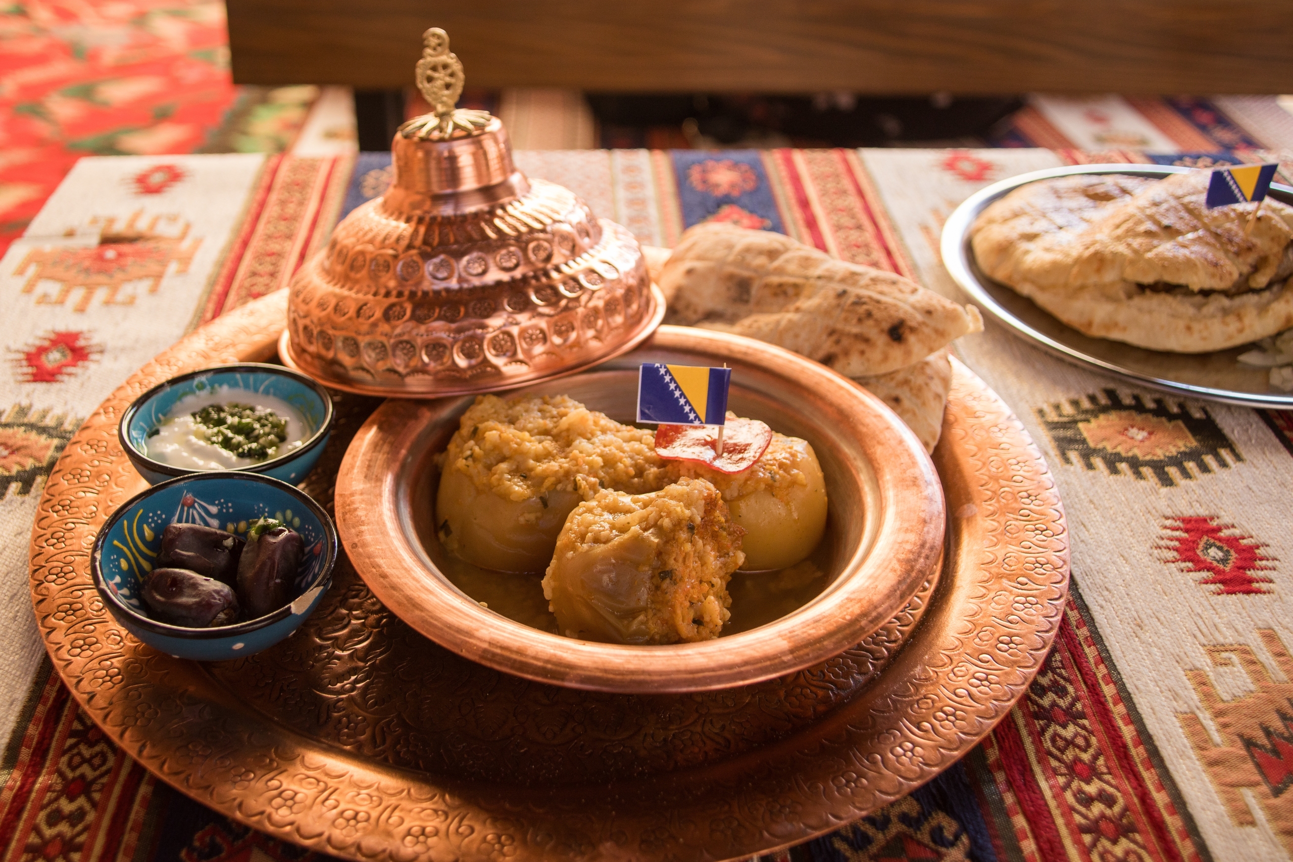 Delicious traditional food from Bosnia and Herzegovina called Jelan Dolma.