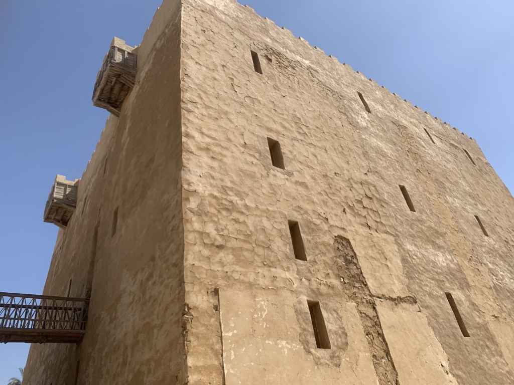 Defensive fort of the Anba Makar monastery with drawbridge