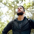 hiker thinking