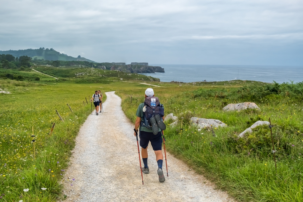 Pilgrims on the coastal route of the Northern Way
