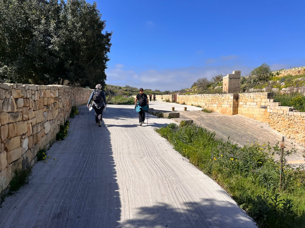 Pilgrims in Hesri Valley, Siggiewi, Malta