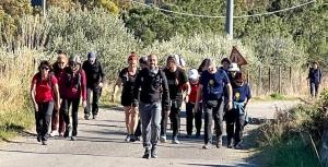 Maltese pilgrims walking the Camino in Sicily