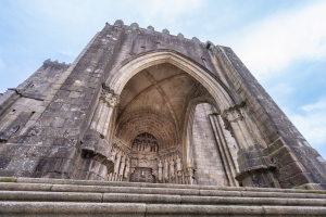Entrance to the Cathedral of Saint Mary in Tui