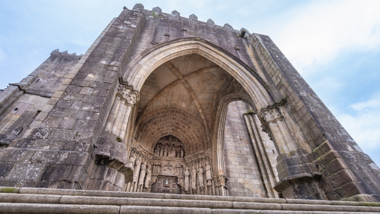Entrance to the Cathedral of Saint Mary in Tui