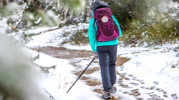 nieve en el camino de Santiago