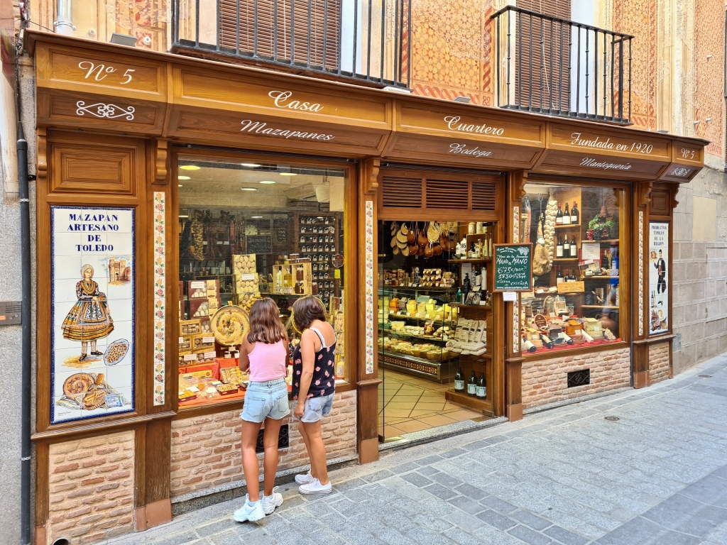 Traditional shop selling local products in Toledo